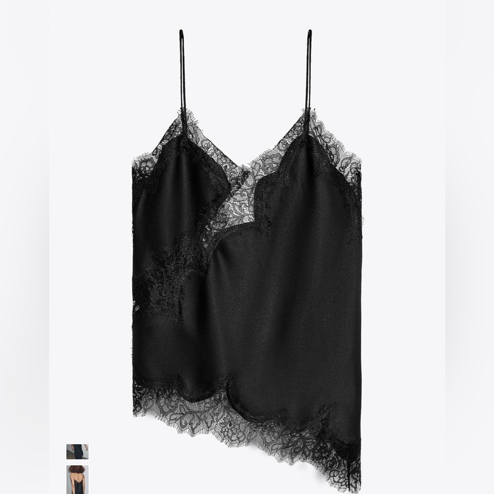 Elegant Black Lace Camisole